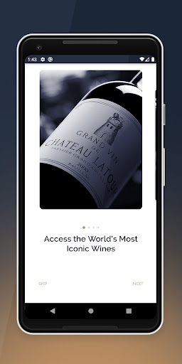 Android application Vintage Cellar screenshort