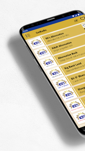 Android application GotRadio screenshort