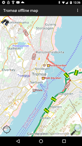 Tromsø offline map Screen 2