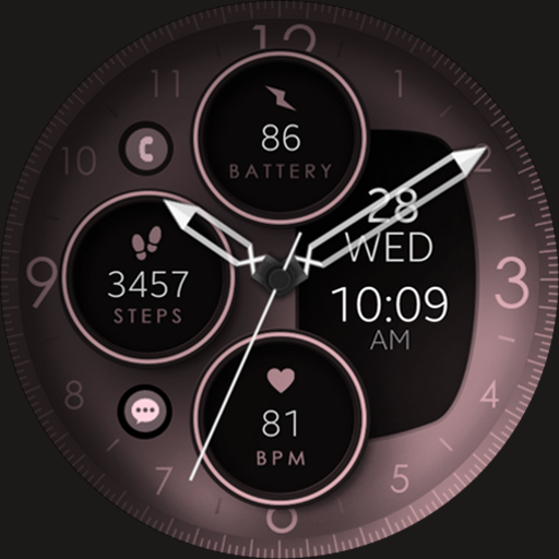 Rose Gold Analog Watch Face logo