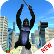 Gorilla City Simulator - Rope Hero Gorilla Game