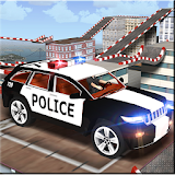 Police car Rooftop training 3d icon