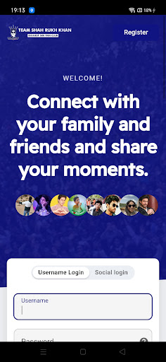Android application Team SRK Social Lite screenshort