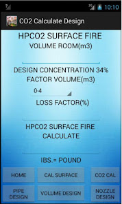 Captura 15 CO2 Calculate Design android