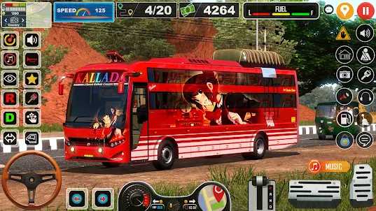 trò chơi xe buýt hoạt hình