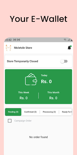 Moletole Store Screen 2