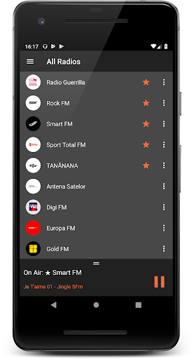 Android application On Air Radio (Romania) screenshort