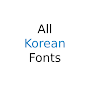 All Korean Fonts