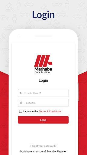 Android application Marhaba Auction screenshort