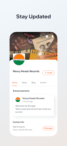Android application Heavy Heads Records screenshort