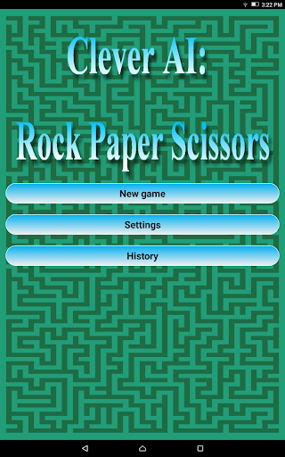 Android application Clever AI: Rock Paper Scissors screenshort