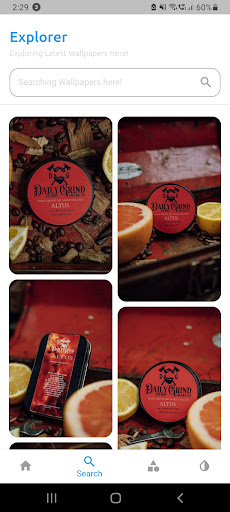 Android application Wallapaper App screenshort