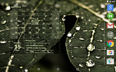 screenshot of Calendar Widget (key)