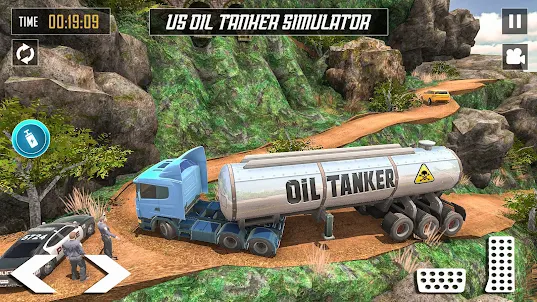 US Oil Tanker Sim:Truck Games