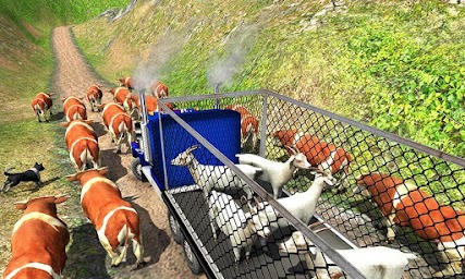 Offroad Farm Animal Truck Driving Game 2020