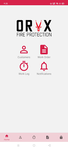 Android application Oryx screenshort