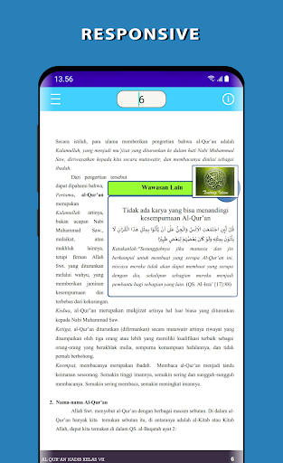 Al-Quran Hadis Kelas 7 MTs Screen 3