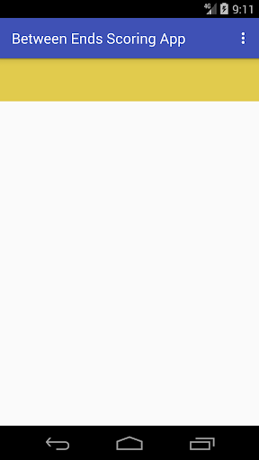Android application Between Ends Scoring App screenshort