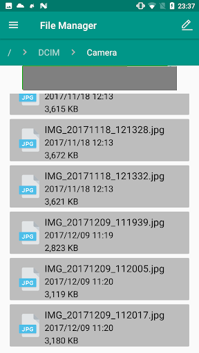 Android application File Manager (with Wall paper screenshort