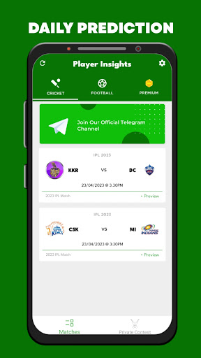 Android application PI - Fantasy Team Prediction screenshort
