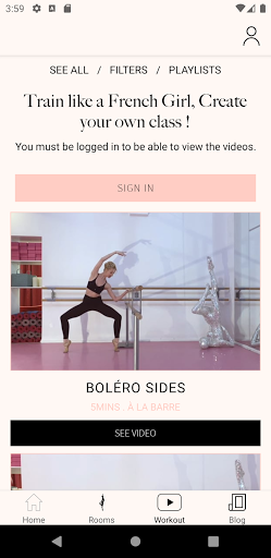 FitBallet Screen 2