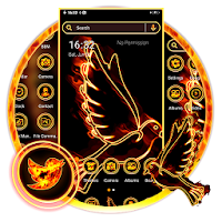 Fire Dove Launcher Theme