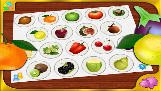 과일 조각 그림 퍼즐