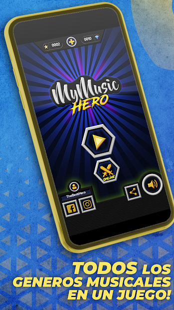 Screenshot 3 Guitar Music Hero: Juego 2022 android