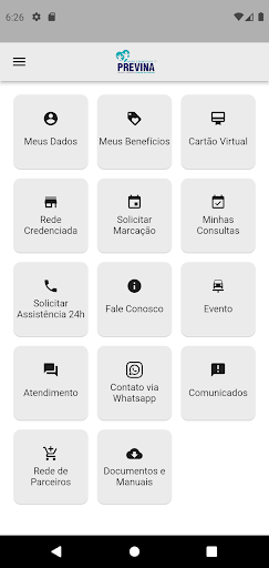 Saúde e Benefícios Previna Screen 2