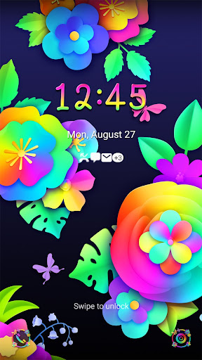 Rainbow Paper - Wallpaper Screen 2
