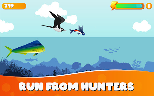 Android application Wingzy: The Flying Fish screenshort