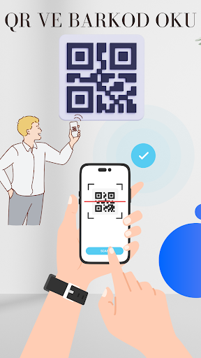 Android application QR Kare Kod Oku & Olustur screenshort
