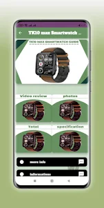 TK10 max Smartwatch Guide