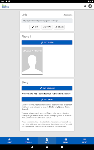 Team Roswell Fundraising