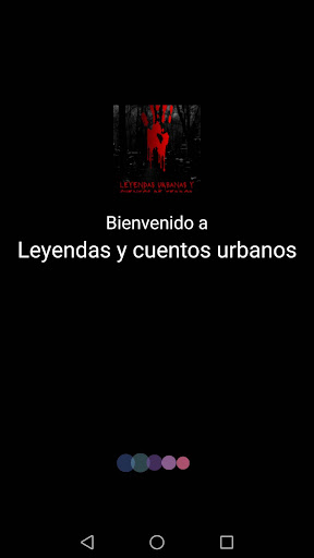 Android application Leyendas y cuentos de terror screenshort