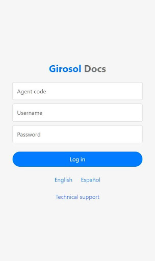 Android application Girosol Invoice Acknowledge / screenshort