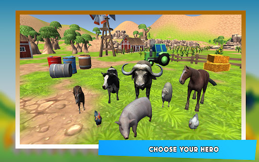 Android application Farm Animals Simulator screenshort