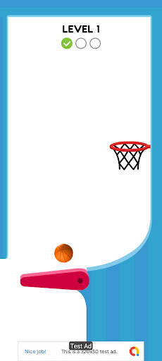 Flipper Hooper basketball game Screen 2