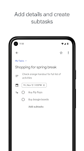 Google Tasks Screenshot