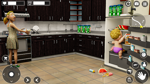 Captura de Pantalla 4 juego de vida madre de familia android