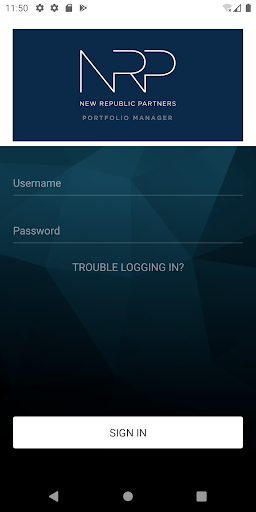 Android application NRP Portfolio Manager screenshort