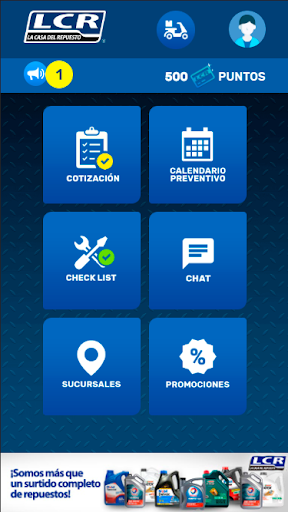 Android application La Casa del Repuesto APP screenshort