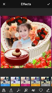 Pic on Birthday Cake with Name