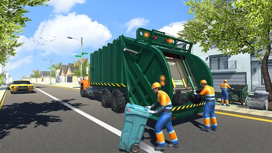 lái xe chở rác thành phố