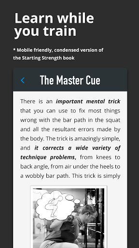 Screenshot of Starting Strength Official