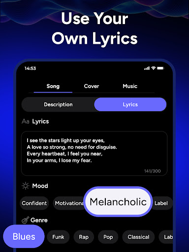 Screenshot of AI Music Maker - Melodia