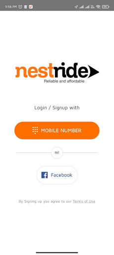 Android application NESTRIDE screenshort