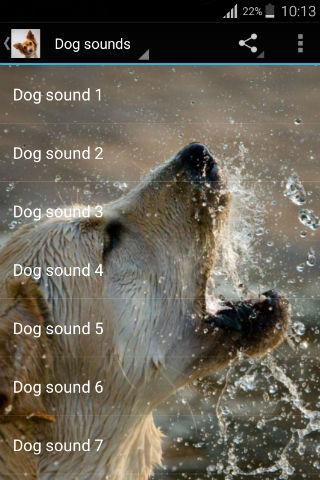 Dog sounds Screen 3