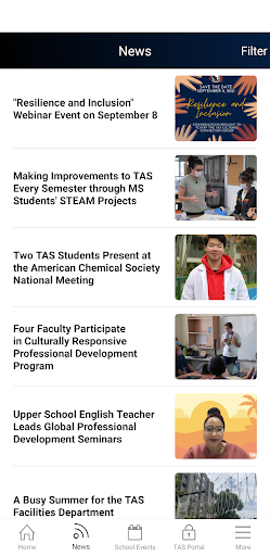 Taipei American School Screen 2