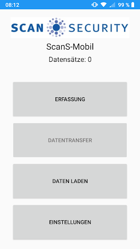 Android application ScanS-mobil screenshort